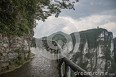 Tianmen Mountain National Forest Park Zhangjiajie, China Stock Photo