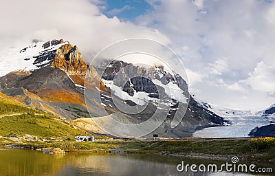 Mountain Range landscape, Rocky Mountains, Canada Stock Photo