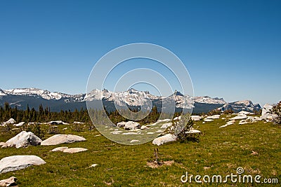 Mountain Range Vista Stock Photo