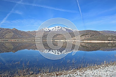 Deer Creek reservoir, Utah Stock Photo