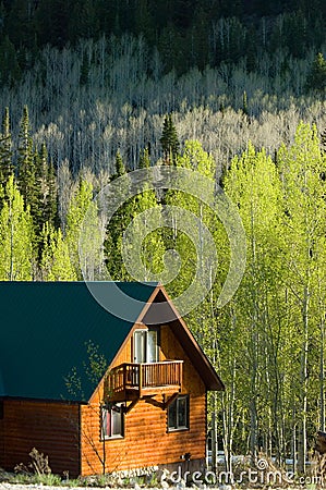 Mountain retreat Stock Photo