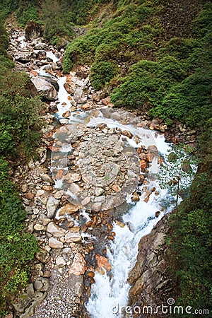 Mountain River Vein Stock Photo