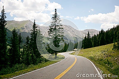 Mountain Road Stock Photo