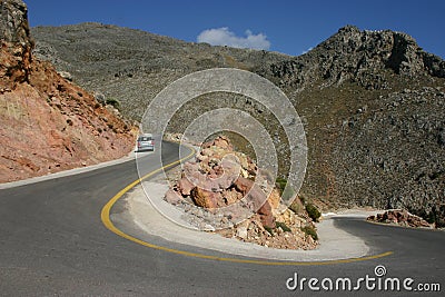 Mountain road Stock Photo