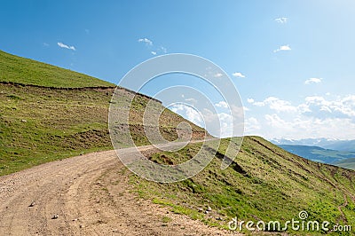 mountain road. mount, hill Stock Photo