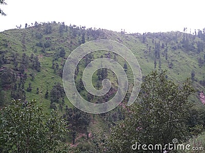 Mountain side neelum azadkashmir Stock Photo