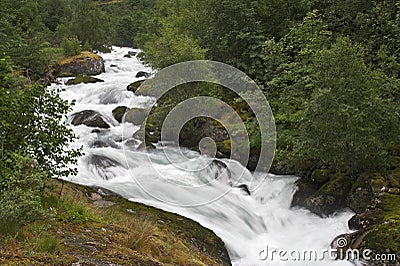 Mountain stream Stock Photo