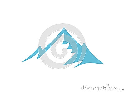 Mountain symbol Vector Illustration