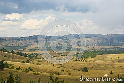 Mountain tableland Stock Photo