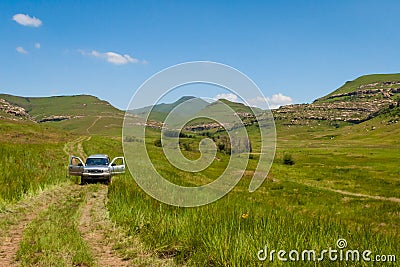 Mountain Track Stock Photo