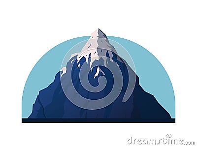 Mountain vector illustration Vector Illustration