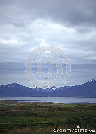 Mountain view Iceland Stock Photo