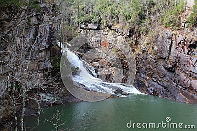 Mountain Waterfall Stock Photo
