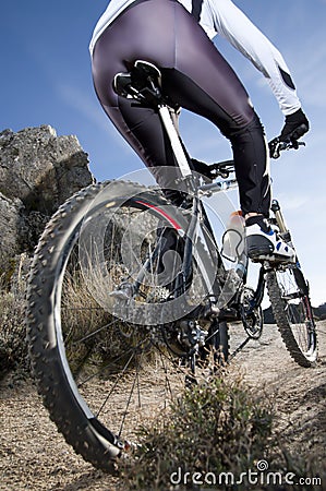 Mountainbike Stock Photo