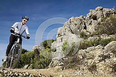 Mountainbike Stock Photo