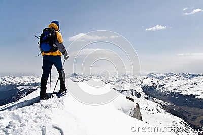 Mountaineer Stock Photo