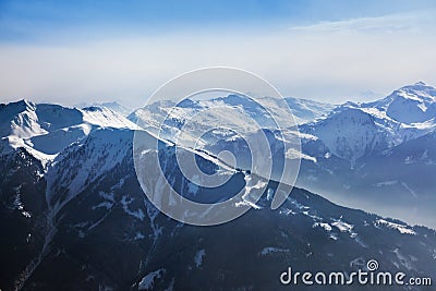 Mountains Alps at Austria Stock Photo