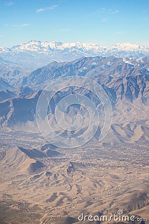 Mountains Around Kabul, Afghanistan Stock Photo