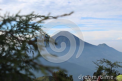 Mountains in asia Prau Mountain Indonesia Stock Photo
