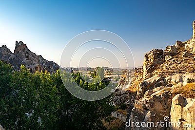 Mountains in Cappadocia Stock Photo