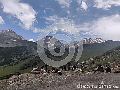 The Mountains Of Chenab Valley In Kishtwar Islamabad Belt Editorial Stock Photo