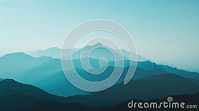 mountains, clean lines, cinematic desktop wallpaper, bright colours and deep blacks Stock Photo