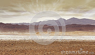 Mountains in the desert, southern California Stock Photo