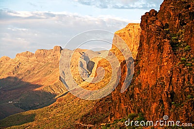 Mountains of Gran Canaria Stock Photo