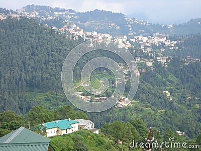 Mountains, Himachal Pardesh, Shimla, India Stock Photo