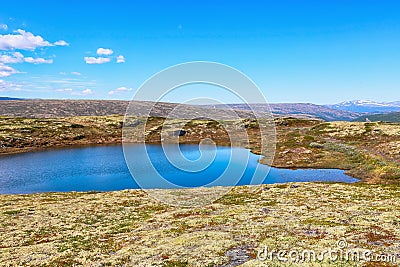 Mountains Kvikne Bruna, Norway Stock Photo