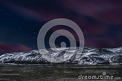 The mountains in NorÃ°urÃ¾ing - NorÃ°urland Eystra Stock Photo