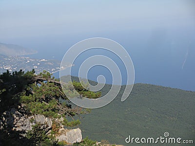 Lovely view of the sea Stock Photo