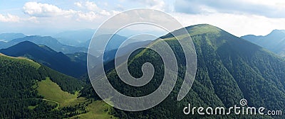 Mountains panorama Stock Photo