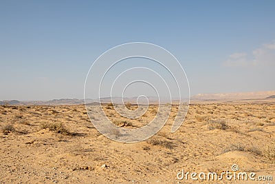 Mountains, rocks and hills of Judean desert in Israel, Middle East landmarks of Old Testament Bible times. Aerial view Stock Photo