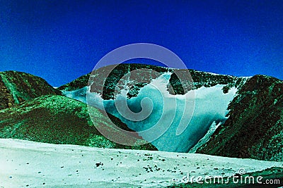 Mountains sand isolated desert sky Stock Photo