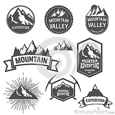 Mountains2 Vector Illustration