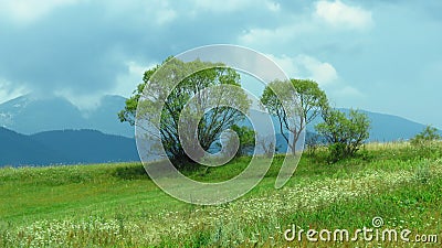 Mountains view. View of mountains landscape. Stock Photo