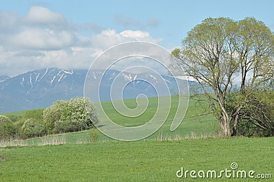 Mountains, views of the Western Tatras Stock Photo