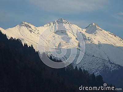 Mountaintops Stock Photo