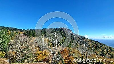 Mountian in the Appalachians in fall Stock Photo