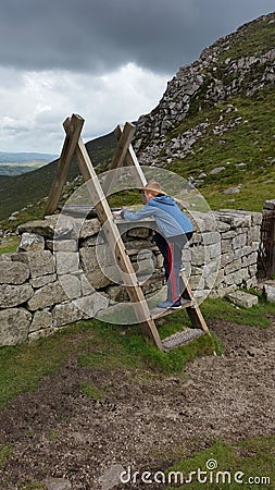 in the mourne mountains Stock Photo