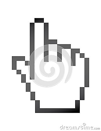 Mouse hand icon II Vector Illustration