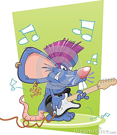 Mouse Rocker Vector Illustration