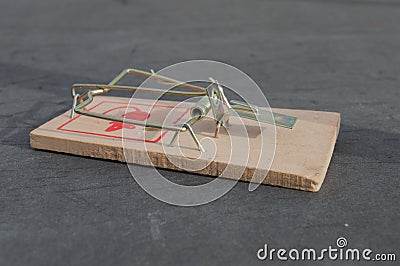 Mouse trap Stock Photo