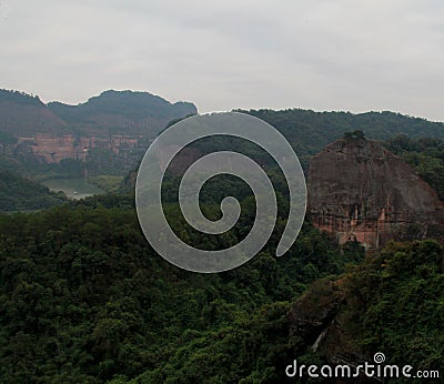 Mout danxia national geopark Stock Photo