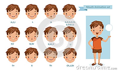 Mouth Boy Animation Cartoon Illustration