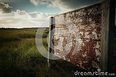 Adverts decay Stock Photo