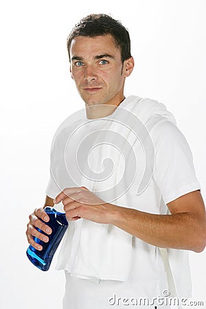 Mouth rinse Stock Photo