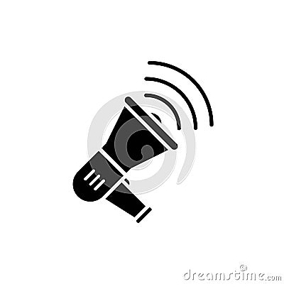 Loudspeaker vector icon Vector Illustration