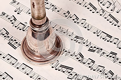 Mouthpiece Music Stock Photo